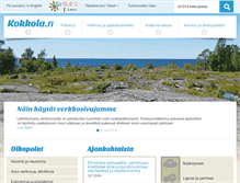 Tablet Screenshot of kokkola.fi